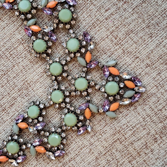 J. Crew Crystal Lattice Necklace - Picture 7 of 10